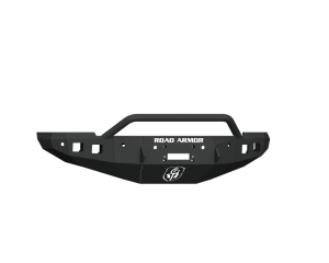 Ram 2500 Front Bumper - Road Armor - Stealth Winch Bumper w/Pre-Runner/Sensor Holes - Tex Blk - `16-`18 Ram 2500 Front Bumper - Road Armor - Stealth Winch Bumper w/Pre-Runner/Sensor Holes - Tex Blk - `16-`18